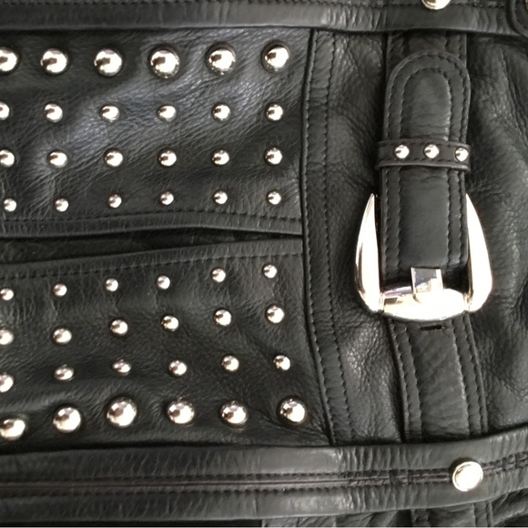 B. Makowsky  Shoulder Black Soft Leather Bag $300 - Picture 13 of 13